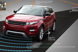 JLR investiga un sistema detector de baches