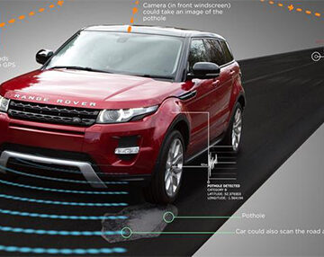 JLR investiga un sistema detector de baches