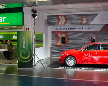 Flota de 10 Audi A3 e tron para Europcar