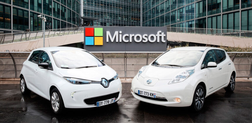 Acuerdo entre Microsoft y la Alianza Renault Nissan para desarrollar el veh&iacute;culo conectado