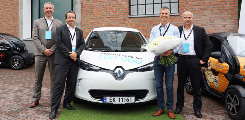 Renault entrega su VE n&uacute;mero 100000