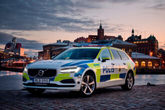 El Volvo V90 elegido para la flota de la policía sueca 0