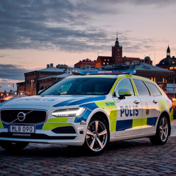 El Volvo V90 elegido para la flota de la policía sueca 0