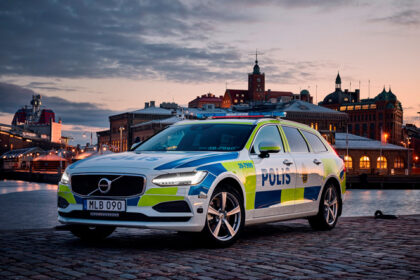 El Volvo V90 elegido para la flota de la policía sueca 0