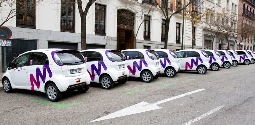 Excelente acogida en Madrid del carsharing de emov