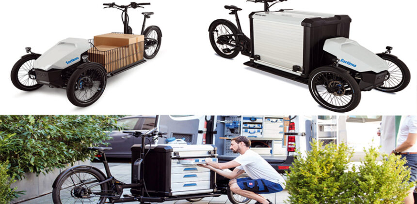 Procargo CT1 la nueva bicicleta eléctrica de reparto de Sortimo