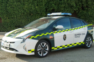 Los híbridos de Toyota llegan a la Guardia Civil
