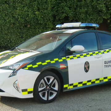 Los híbridos de Toyota llegan a la Guardia Civil