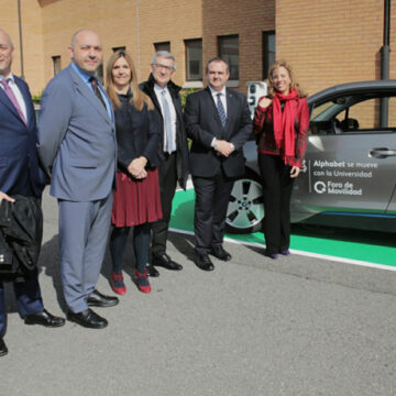 Alphabet estudia el impacto de la movilidad eléctrica en la Universidad de Oviedo