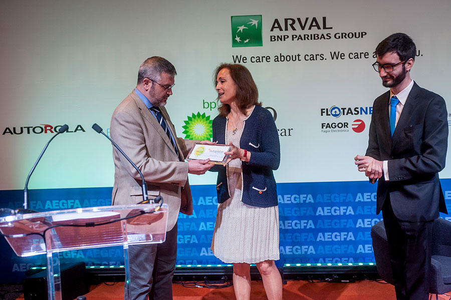 AEGFA e IDAE entregan la Acreditación Flota Ecológica a las concesionarias de Autopistas 3