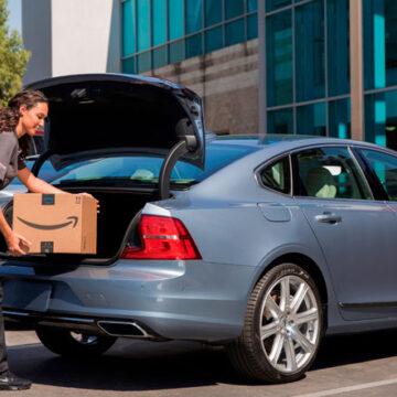 Acuerdo de Volvo con Amazon para dejar los paquetes en el vehículo