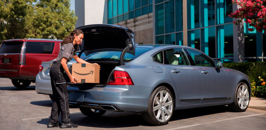 Acuerdo de Volvo con Amazon para dejar los paquetes en el vehículo