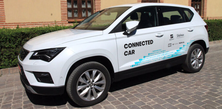 Primera prueba en España de comunicación vehicular C V2X en entorno real