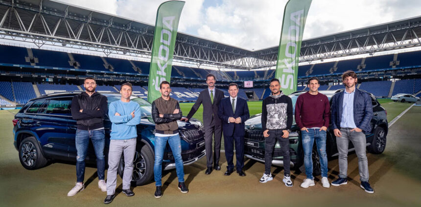 Skoda vehículo oficial del RCD Espanyol
