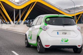 ZITY primer carsharing en llegar al aeropuerto de Madrid