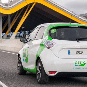 ZITY primer carsharing en llegar al aeropuerto de Madrid