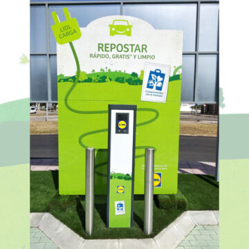 Lidl instala la mayor red pública de puntos de recarga de las Baleares