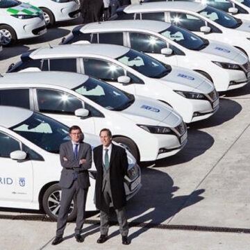 LeasePlan entrega al Ayuntamiento de Madrid una flota de 62 Nissan Leaf