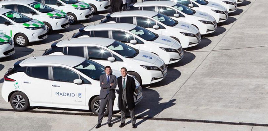 LeasePlan entrega al Ayuntamiento de Madrid una flota de 62 Nissan Leaf