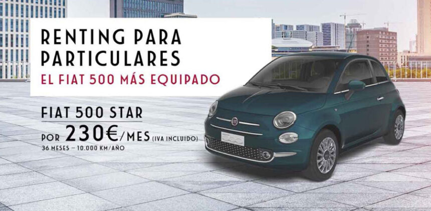 Fiat pionera en ofrecer un E commerce de coches en renting