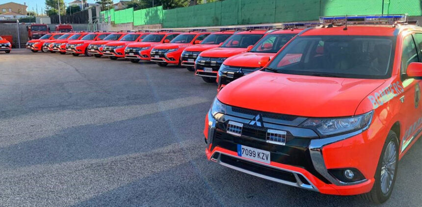 Híbridos enchufables para el parque de bomberos de Valencia