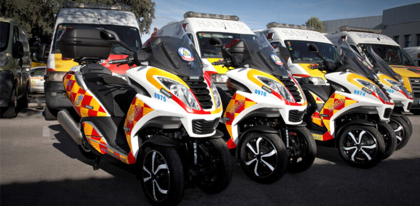 El Samur apuesta por las motos de 3 ruedas de Peugeot
