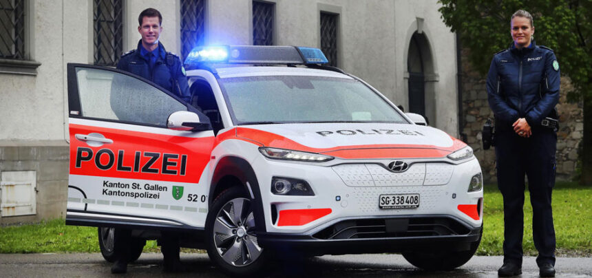 Hyundai introduce la sostenibilidad en las policías de toda Europa 1