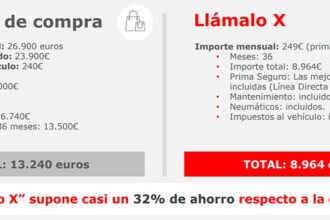 Llámalo X el seguro que incluye el coche 2