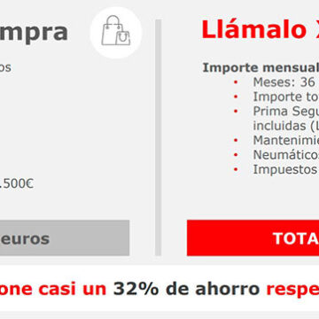 Llámalo X el seguro que incluye el coche 2