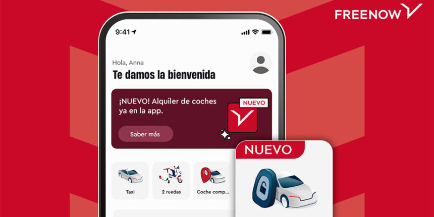 freenow alquiler de coches novedad