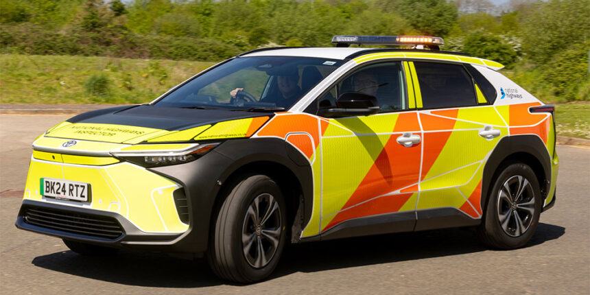 toyota bz4x flota autopistas inglatera