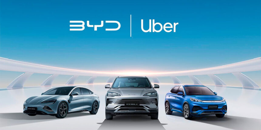 Acuerdo estratégico de BYD y Uber