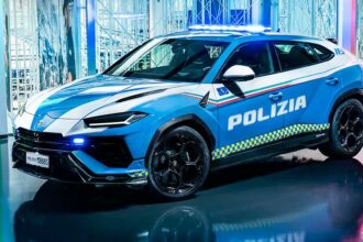 lamborghini policia transporte organos italia