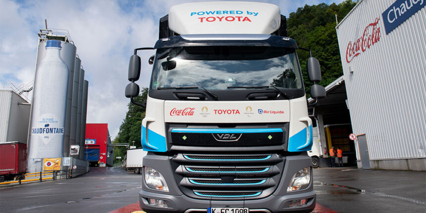 Toyota y Coca Cola inician los test de camiones impulsados por hidrógeno