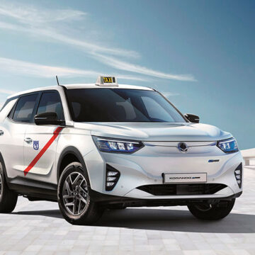 El Korando E Motion homologado para flotas de taxis