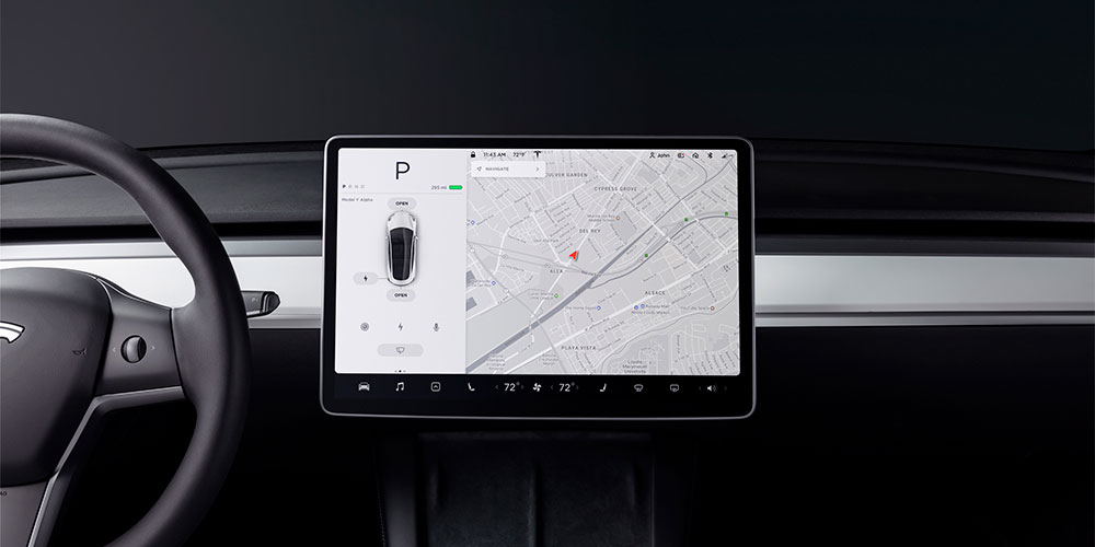 teslas ModelY interior