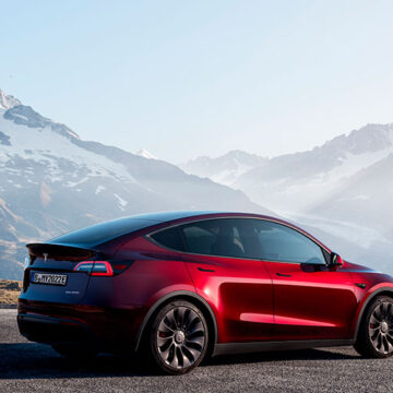 teslas ModelY trasera