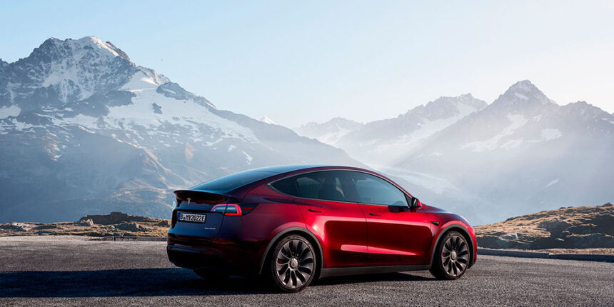 teslas ModelY trasera