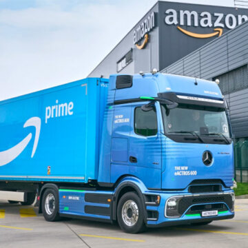 Amazon encarga más de 200 camiones eléctricos a Mercedes Benz
