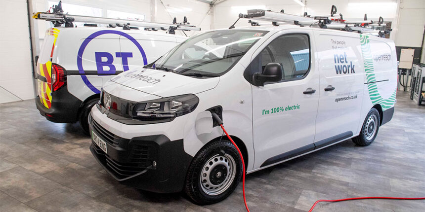 BT Group realiza el mayor pedido de vehículos eléctricos comerciales en la historia del Reino Unido