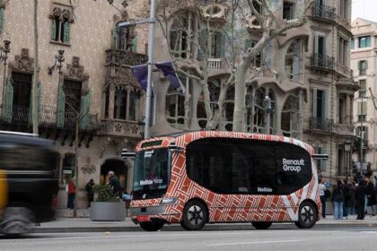 Renault Group muestra su autobús autónomo en Barcelona