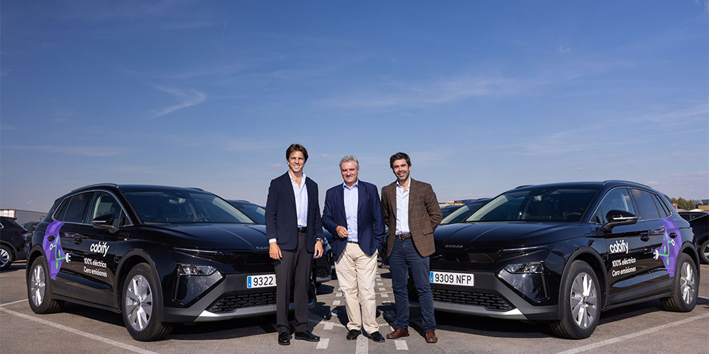 Ford y Škoda refuerzan la flota eléctrica de Cabify.skoda