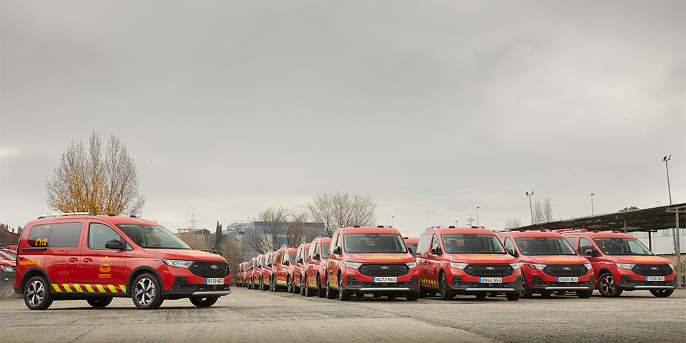 Ford nutre la flota de los bomberos de la Comunidad de Madrid 1