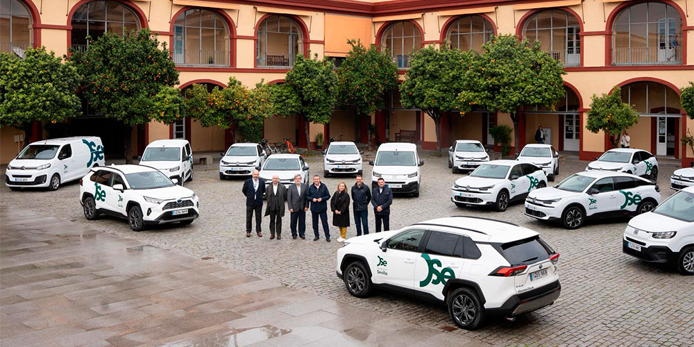 La Diputación de Sevilla renueva su flota con 64 vehículos