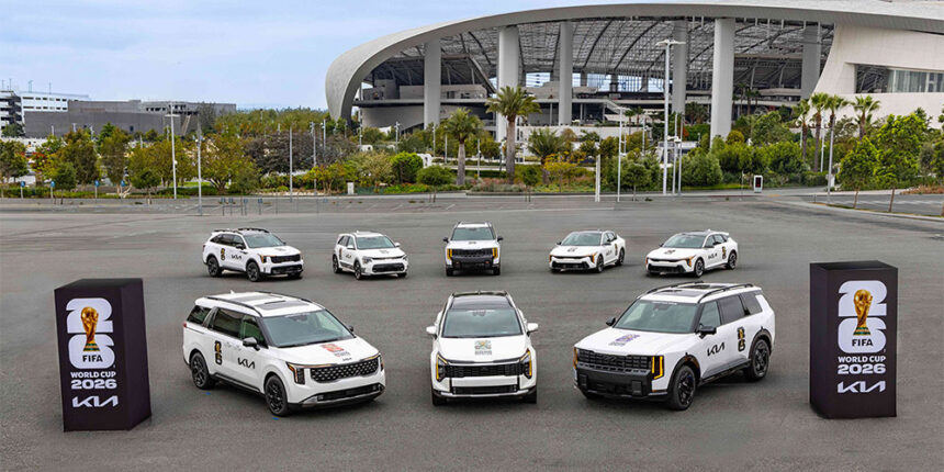 Kia desplegará una flota de 660 vehículos para la Copa Mundial de la FIFA 2026
